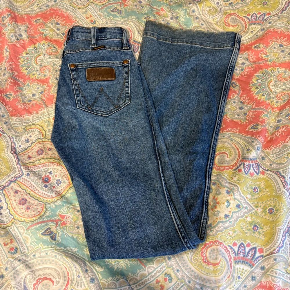 Wrangler Ladies High Rise Retro Trouser Jeans